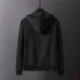 Gucci 2026 Fall‑Winter GG Jacquard Zip‑Up Hooded Jacket, Black #A68182