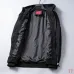 Gucci 2026 Fall‑Winter GG Jacquard Zip‑Up Hooded Jacket, Black #A68182