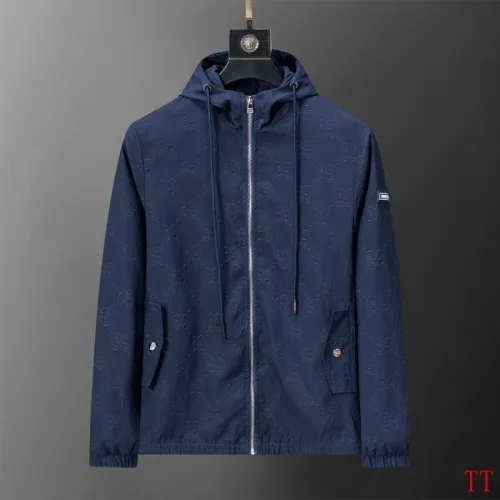 Gucci Jackets for MEN Black/Blue #B54652