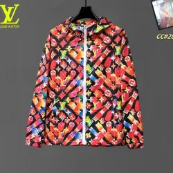 Designer Louis Vuitton Style UV Protection Jacket   Lightweight & Hooded #B53104
