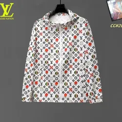 Designer Louis Vuitton Style UV Protection Jacket   Lightweight & Hooded #B53105