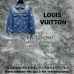 LV x Pharrell Animal Embroidered Loose Denim Jacket #A67672