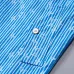 Louis Vuitton 2026 Fall Winter Stand Collar Jacket, Blue Monogram Stripe, Light Grey #A69031