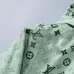 Louis Vuitton 2026 Fall‑Winter Monogram Zip‑Up Hooded Jacket Men Outerwear, Green #A68178