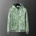Louis Vuitton 2026 Fall‑Winter Monogram Zip‑Up Hooded Jacket Men Outerwear, Green #A68178