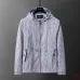 Louis Vuitton All‑Over Print Hooded Zip‑Up Windbreaker Jacket Men Casual Outerwear, Light Purple #A68171