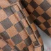 Louis Vuitton Brown Damier Check Collared Varsity Jacket #A69170