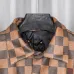 Louis Vuitton Brown Damier Check Collared Varsity Jacket #A69170