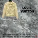 Louis Vuitton Cream Lapel Single‑Breasted Denim Jacket #A67654