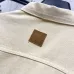 Louis Vuitton Cream Lapel Single‑Breasted Denim Jacket #A67654