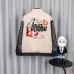 Louis Vuitton Cream Wool Leather Sleeve Heavy Embroidery Varsity Jacket #A69171