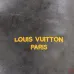 Louis Vuitton Heavy Embroidery Grey Faux Leather Varsity Jacket #A69168