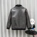Louis Vuitton Heavy Embroidery Grey Faux Leather Varsity Jacket #A69168