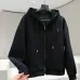 Louis Vuitton Heavyweight Zip Up Hoodie Jacket, Black 460g #A69000