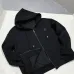 Louis Vuitton Heavyweight Zip Up Hoodie Jacket, Black 460g #A69000