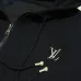 Louis Vuitton Heavyweight Zip Up Hoodie Jacket, Black 460g #A69000
