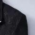 Louis Vuitton Men's Monogram Embroidered Zip-Up Jacket Black #B54533