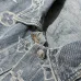 Louis Vuitton Monogram Jacquard Denim Trucker Jacket, Vintage Blue #A69002