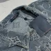 Louis Vuitton Monogram Jacquard Denim Trucker Jacket, Vintage Blue #A69002