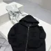 Louis Vuitton Monogram Zip Up Hoodie, Grey, Black 460g #A69001