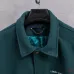 Louis Vuitton Runway Dark Green Collared Varsity Jacket #A69165