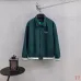 Louis Vuitton Runway Dark Green Collared Varsity Jacket #A69165