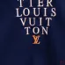 Louis Vuitton Runway Navy Wool Blend Varsity Jacket #A69167