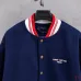 Louis Vuitton Runway Navy Wool Blend Varsity Jacket #A69167
