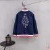 Louis Vuitton Runway Navy Wool Blend Varsity Jacket #A69167