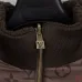 Louis Vuitton Runway Style Brown Fleece Zip-Up Varsity Jacket #A69164