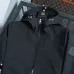 Moncler Embossed‑Logo Hooded Full‑Zip Windbreaker Jacket, Black #A68460