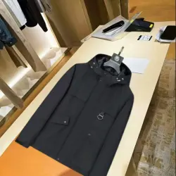 Moncler Graphic‑Logo Hooded Full‑Zip Utility Jacket, Black #A68463