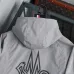 Moncler Graphic‑Logo Hooded Full‑Zip Utility Jacket, Light Gray #A68462