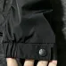 Moncler Hooded Full‑Zip Windbreaker Jacket, Black #A68449