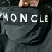 Moncler Hooded Full‑Zip Windbreaker Jacket, Black #A68449