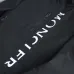 Moncler Letter‑Print Hooded Full‑Zip Windbreaker Jacket, Black #A68466
