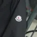 Moncler Letter‑Print Hooded Full‑Zip Windbreaker Jacket, Black #A68466