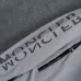 Moncler Letter‑Print Hooded Full‑Zip Windbreaker Jacket, Light Gray #A68464
