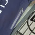 Moncler Letter‑Print Hooded Full‑Zip Windbreaker Jacket, Navy Blue #A68467