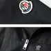 Moncler Men’s Lightweight Hooded Windbreaker, Black & White #A67901