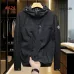 Moncler Men’s Lightweight Hooded Windbreaker, Black & White #A67901