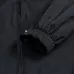 Moncler Printed‑Logo Hooded Full‑Zip Windbreaker Jacket, Black #A68458