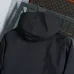 Moncler Printed‑Logo Hooded Full‑Zip Windbreaker Jacket, Black #A68458