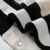 Off-White Cream Dark Green Sleeve Heavy Embroidery Varsity Jacket #A69175