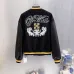 Off-White Yellow Arrow Embroidered Varsity Jacket, Black #A69376