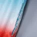 Casablanca Men Gradient Hooded Zip‑Up Jacket | Blue‑White‑Red Gradient #A68147