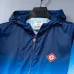 Casablanca Men Gradient Hooded Zip‑Up Jacket | Blue‑White‑Red Gradient #A68147