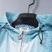 Casablanca Men Gradient Print Hooded Zip‑Up Jacket | Blue Gradient #A68141