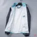 Casablanca Men Gradient Print Hooded Zip‑Up Jacket | Blue Gradient #A68141