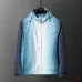 Casablanca Men Gradient Print Hooded Zip‑Up Jacket | Blue Gradient #A68141